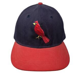 St. Louis Cardinals MLB Roman Blue Red 7 5/8 Baseball Cap Fitted Authentic Hat